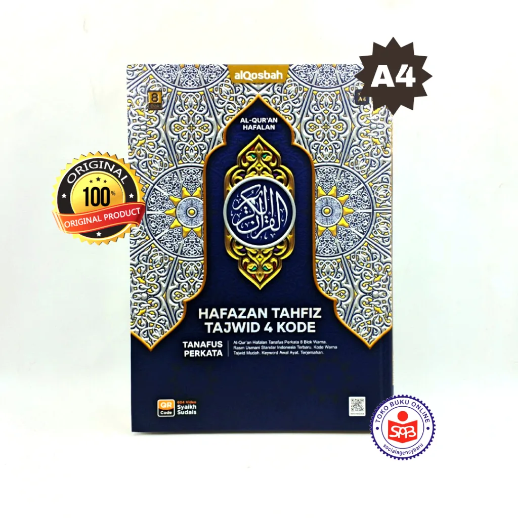 Al Quran Hafazan 8 Blok Warna A4 Al Qosbah