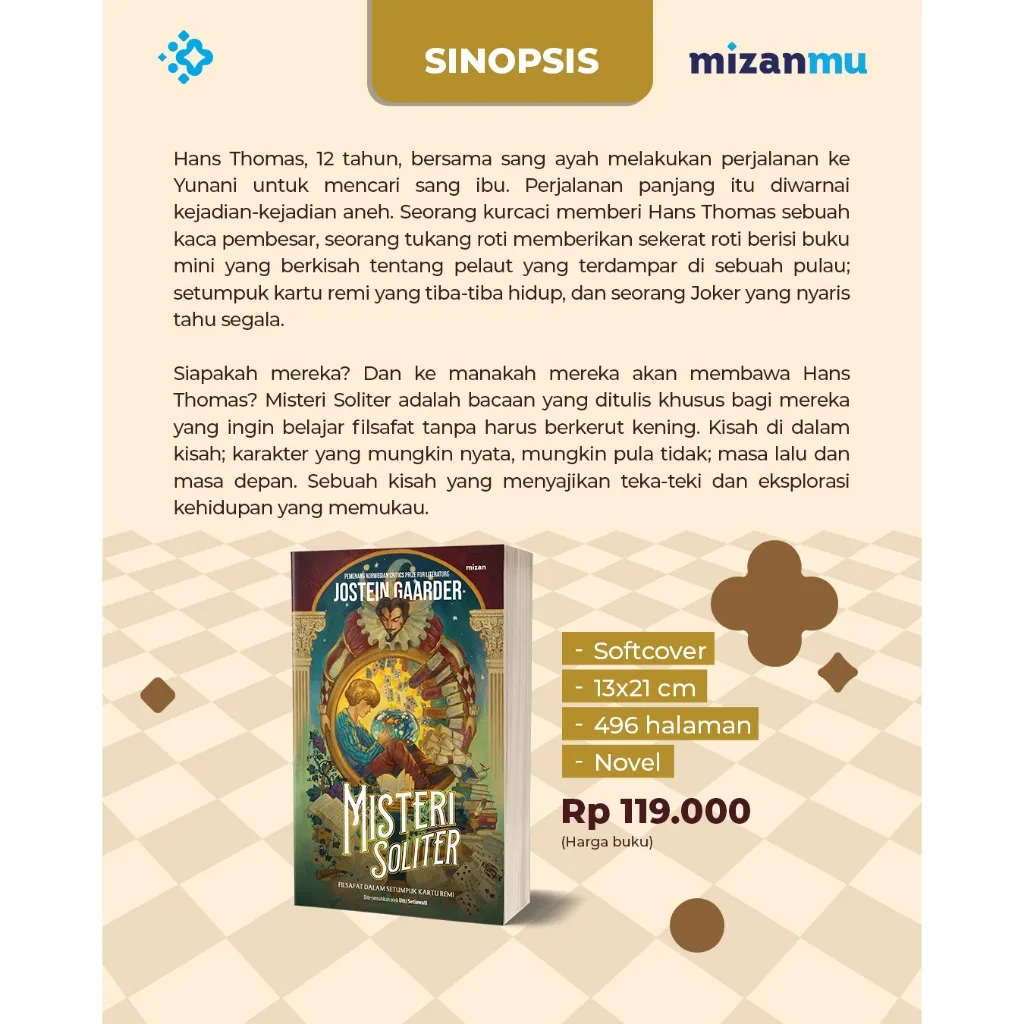 Misteri Soliter Filsafat Kartu Remi Jostein Gaarder