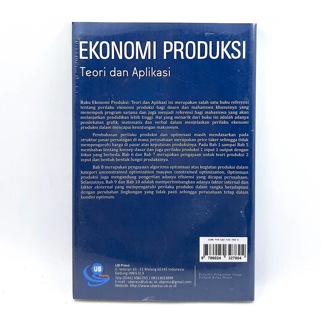 Ekonomi Produksi Teori Dan Aplikasi - Sujarwo