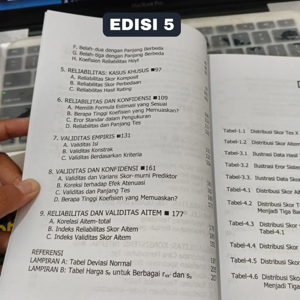 Reliabilitas dan Validitas - Saifuddin Azwar