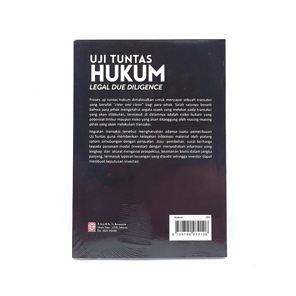 Uji Tuntas Hukum Legal Due Diligence - Rio Christiawan