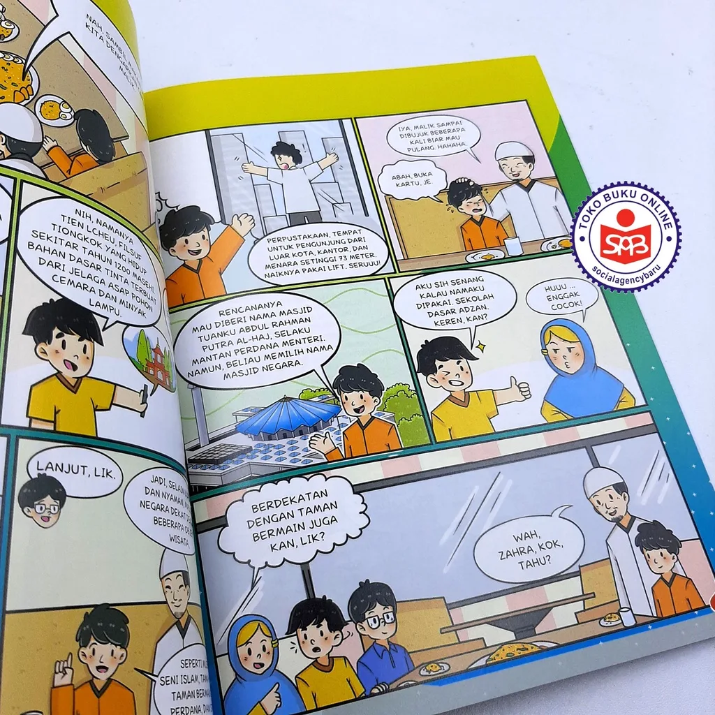 Komik Petualangan Ke Masjid Masjid Bersejarah di Dunia - Fitri Restiana