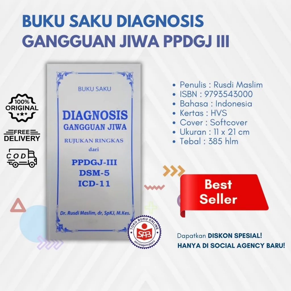 Buku Saku Diagnosis Gangguan Jiwa PPDGJ III Original