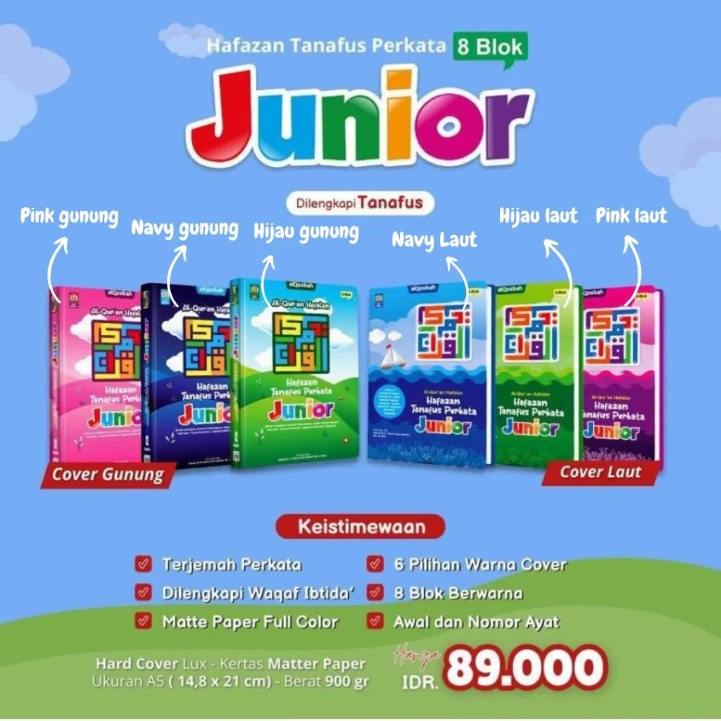 Al Quran Qur’an Hafazan Hafalan Perkata Junior A5