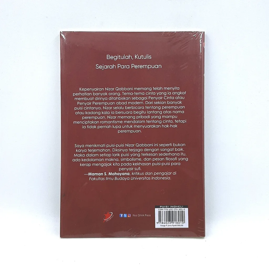 Begitulah Kutulis Sejarah Para Perempuan - Nizar Qabbani