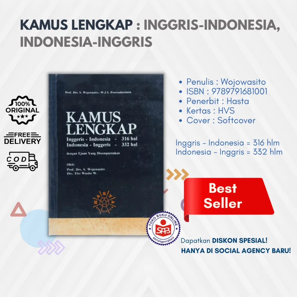 Kamus Inggris-Indonesia Lengkap By Wojowasito