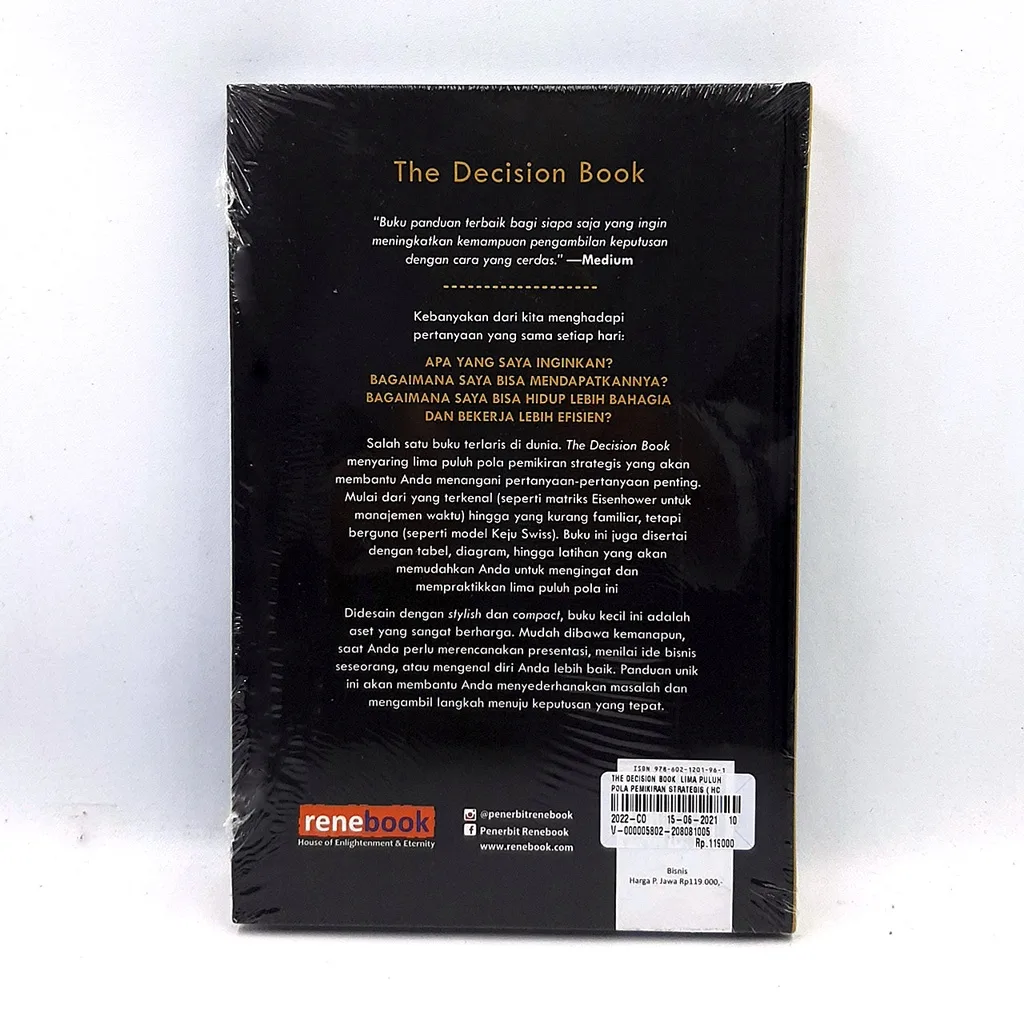 The Decision Book Lima Puluh Pola Pemikiran Strategis - Mikael Krogerus