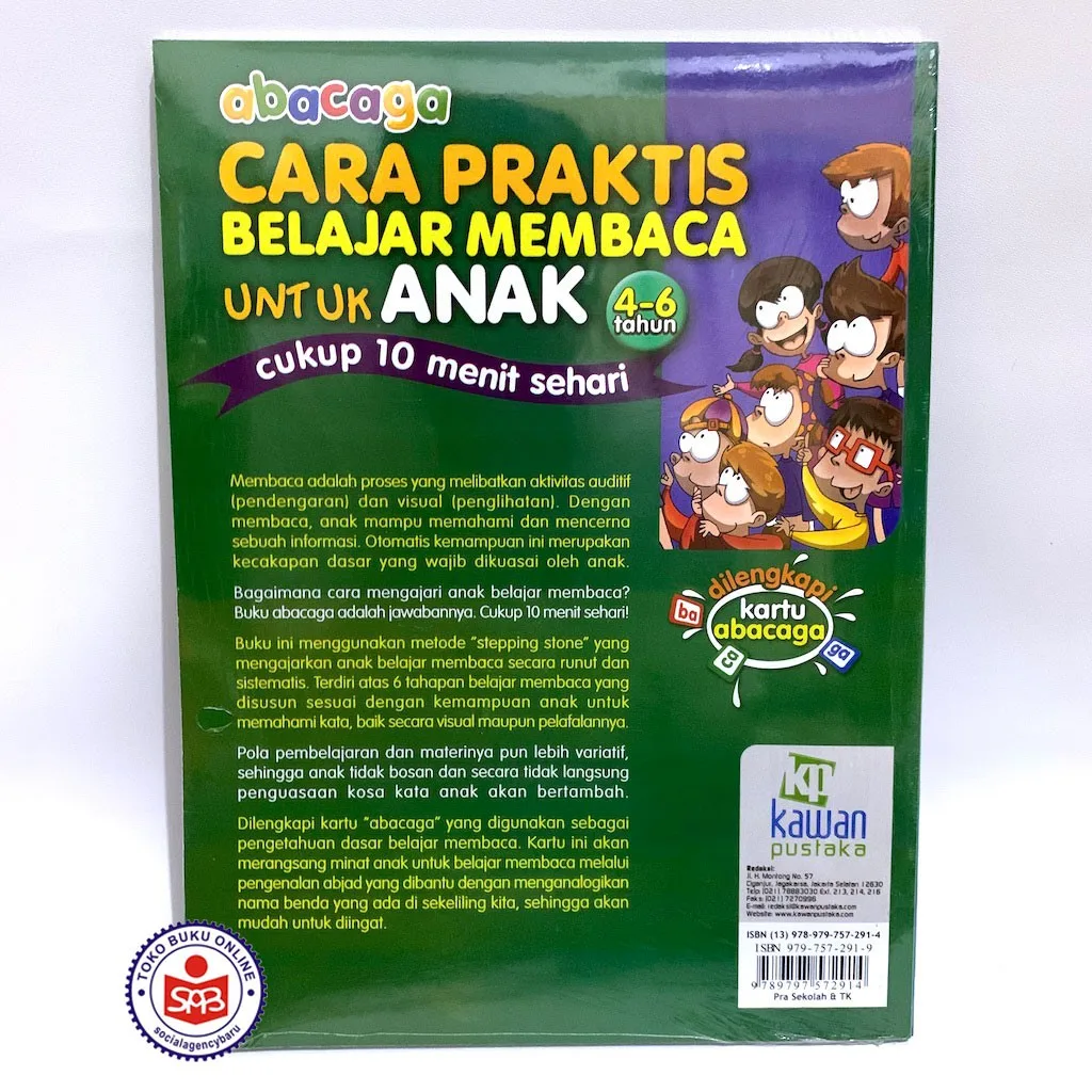 Abacaga Belajar Membaca Anak 4-6 Tahun Jazuli