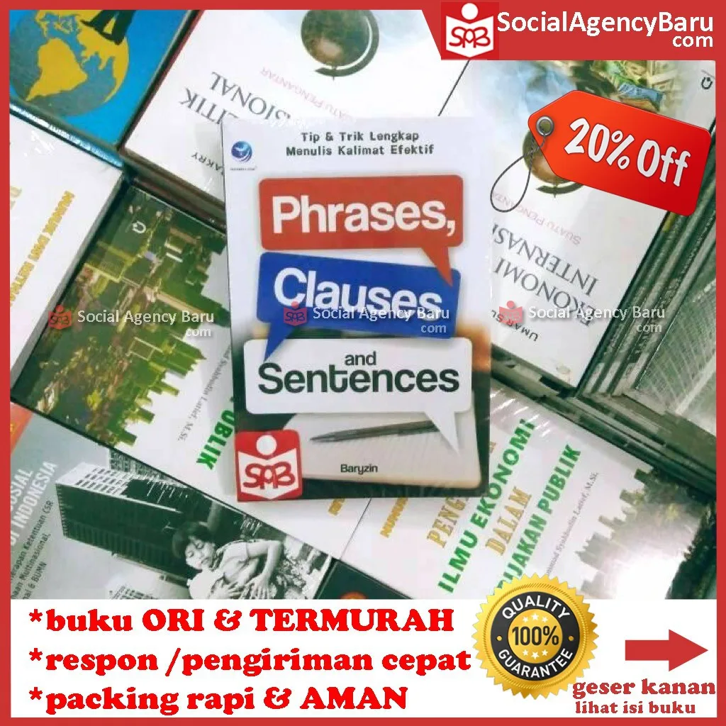 Tip & Trik Lengkap Menulis Kalimat Efektif Phrases Clauses - Baryzin