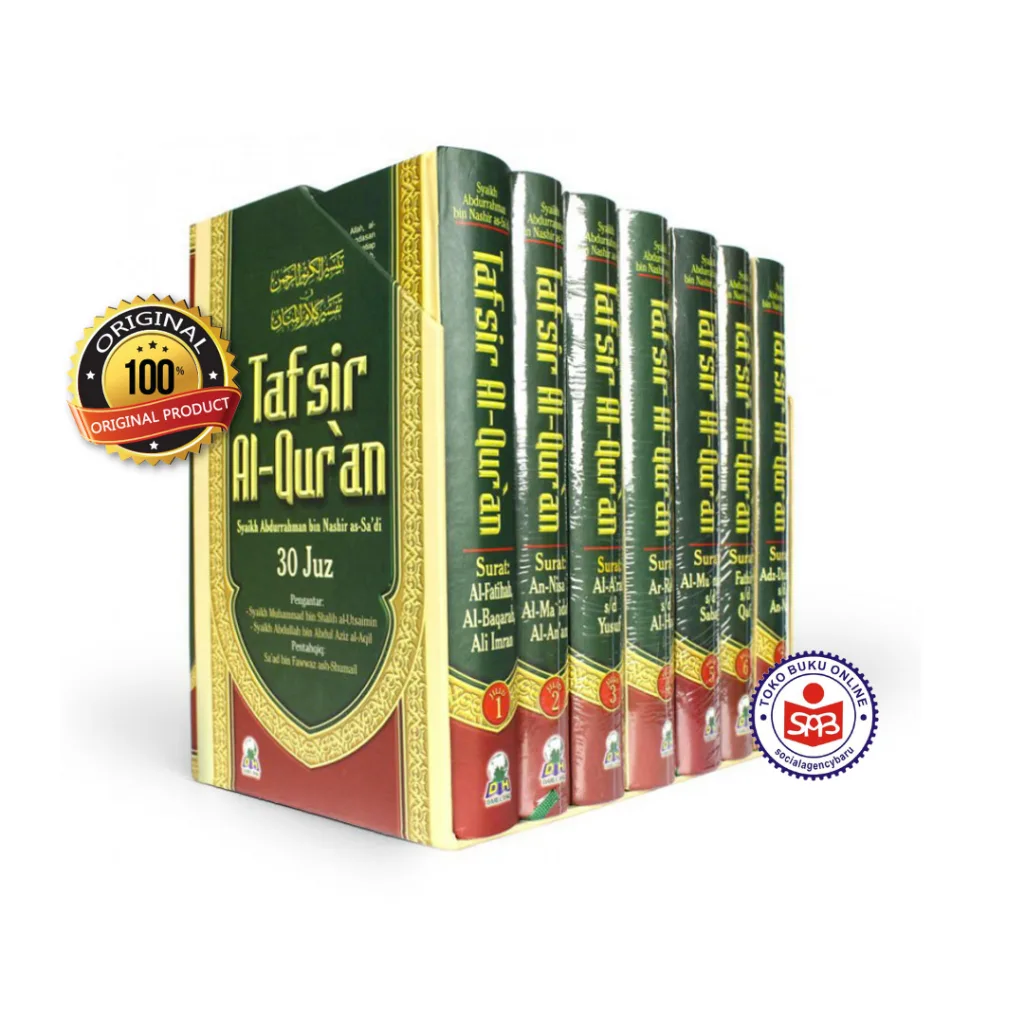 Tafsir Al Quran As Sa'di - Paket Jilid 1-7 dan Box