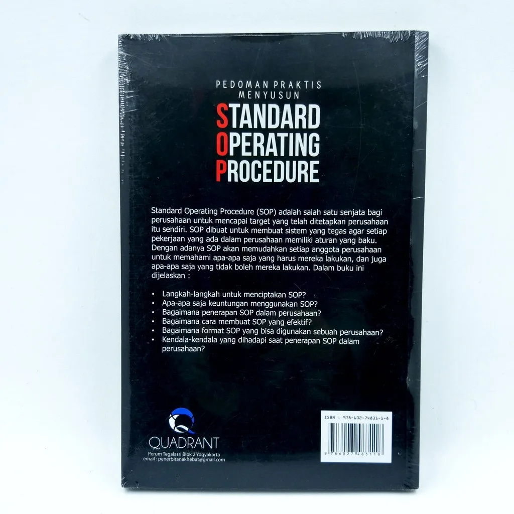 Pedoman Praktis Menyusun Standard Operating Procedure - Fajar Nuraini