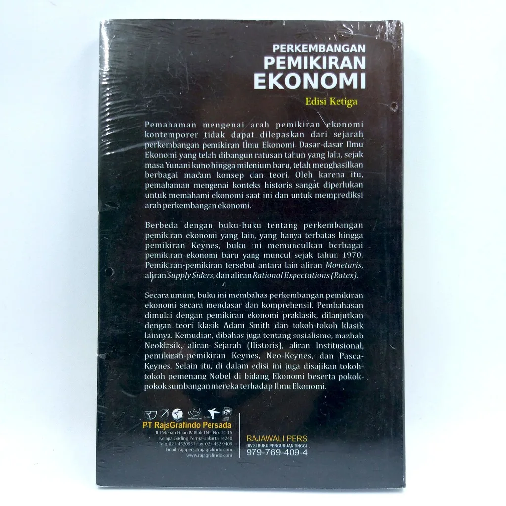Perkembangan Pemikiran Ekonomi Edisi 3 - Deliarnov