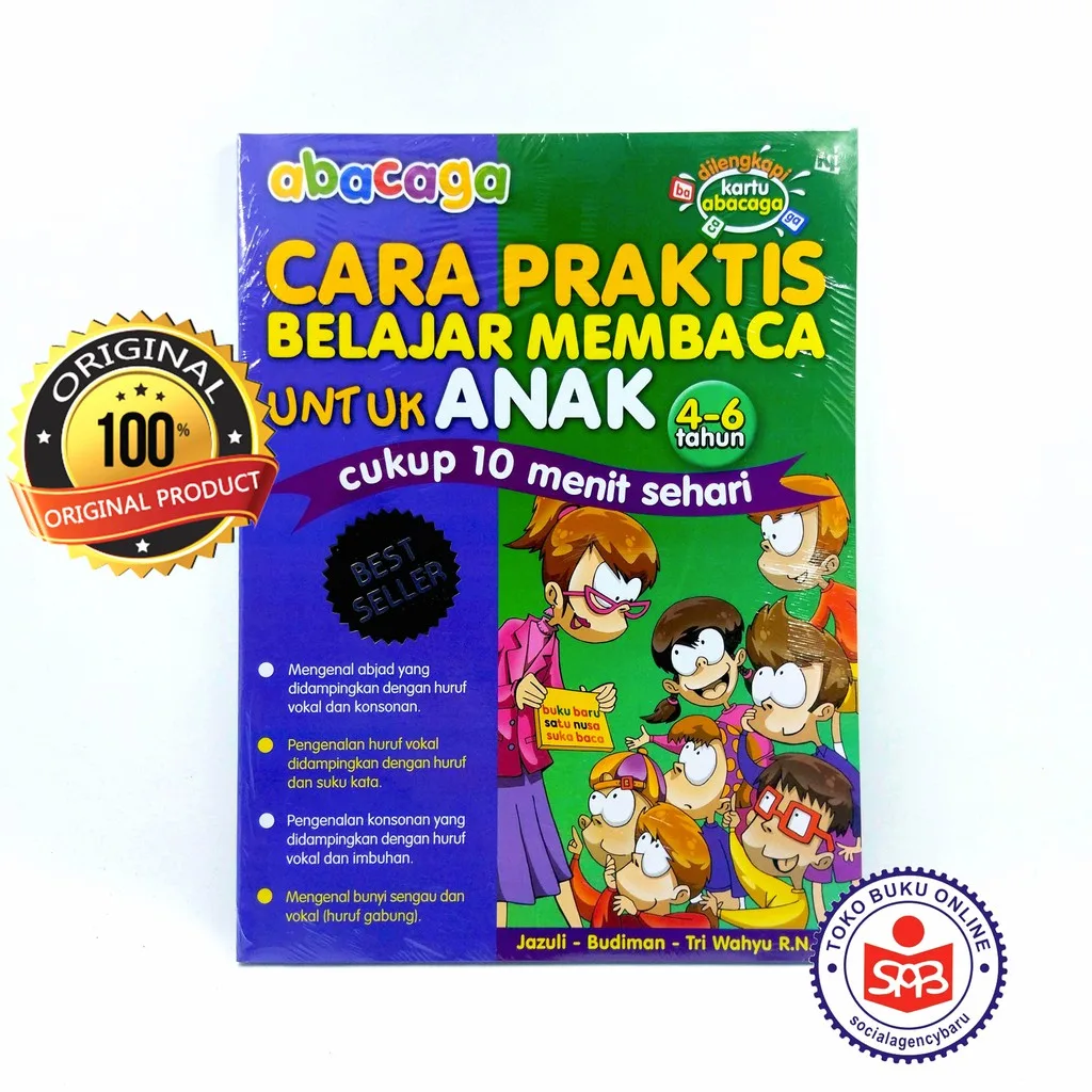 Abacaga Belajar Membaca Anak 4-6 Tahun Jazuli