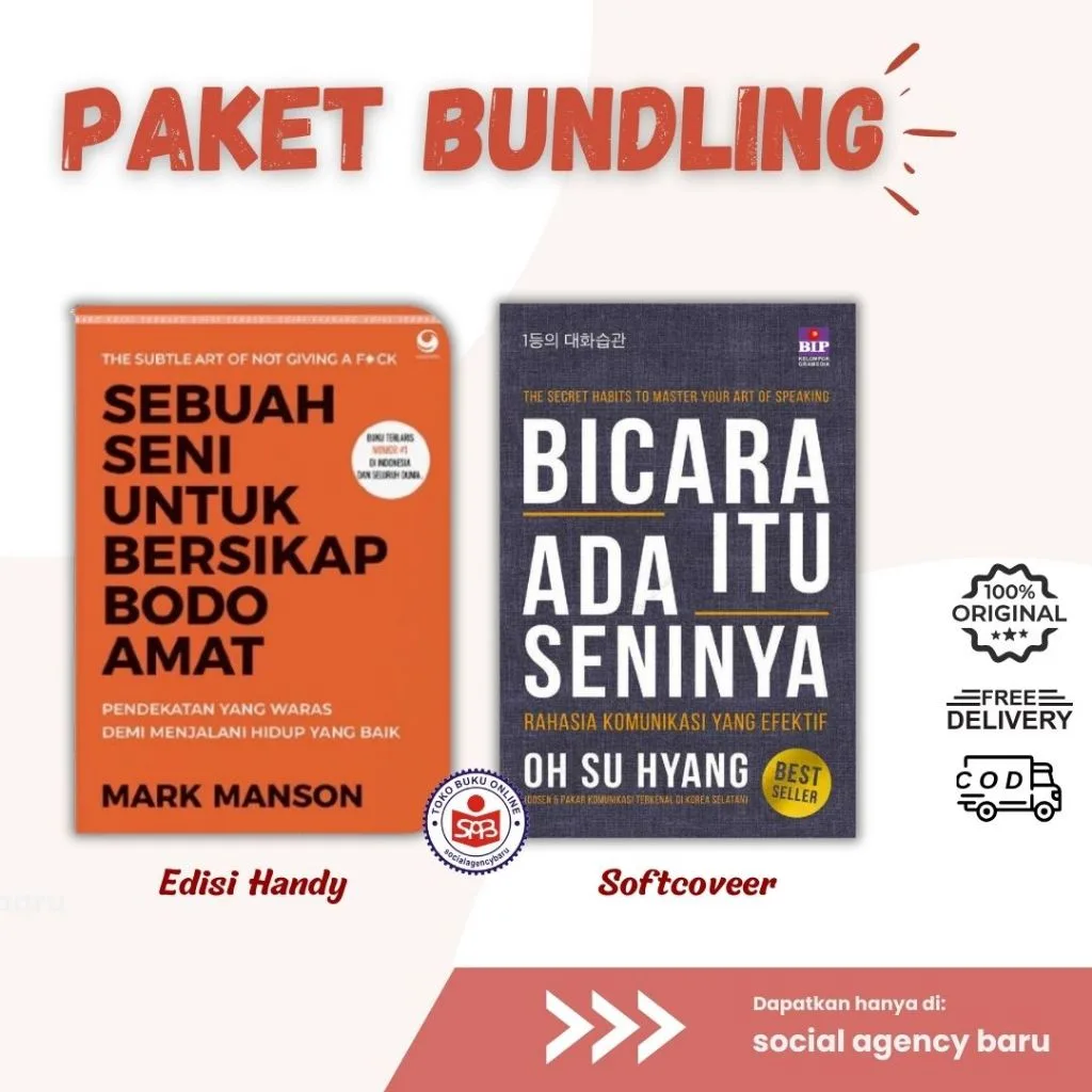 Paket Sebuah Seni Untuk Bersikap Bodo Amat Dan Bicara Itu Ada Seninya