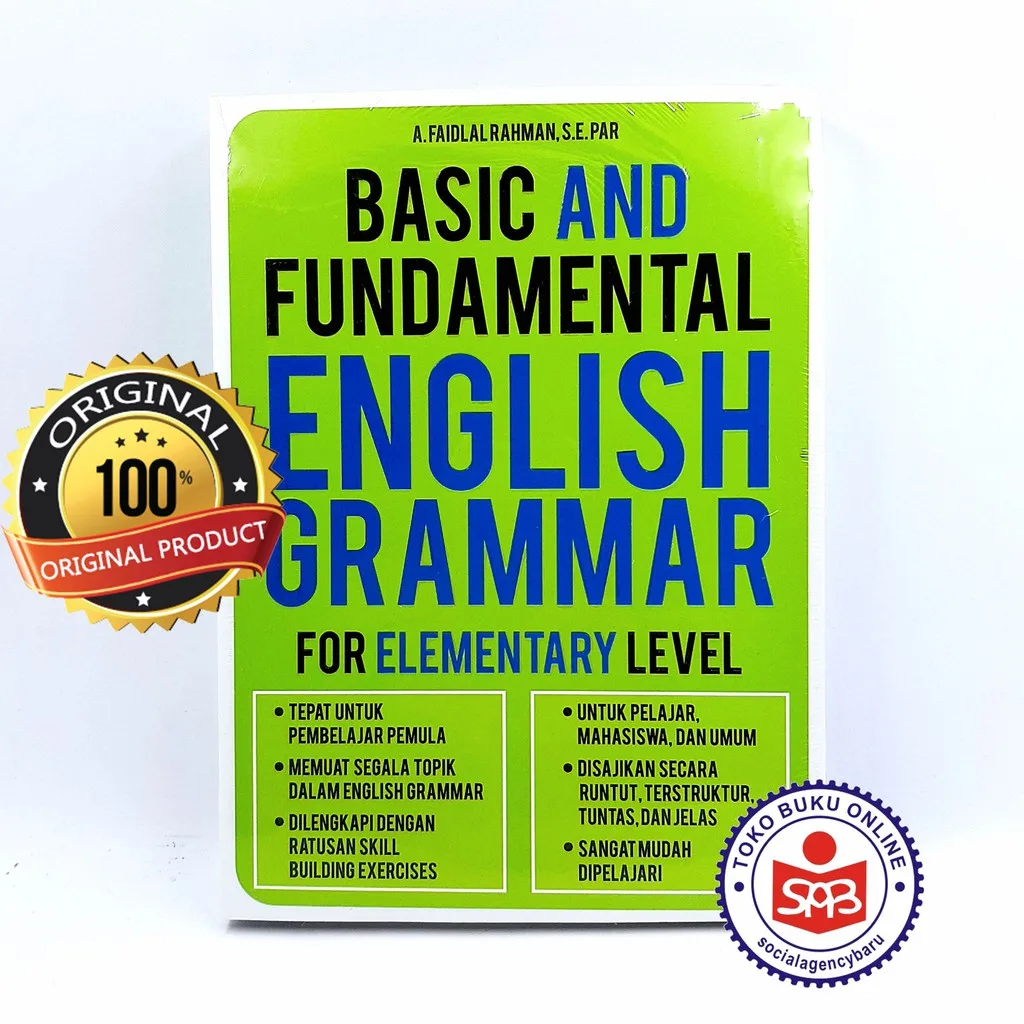 Basic And Fundamental English Grammar For Elementary Level - A. Faidlalrahman