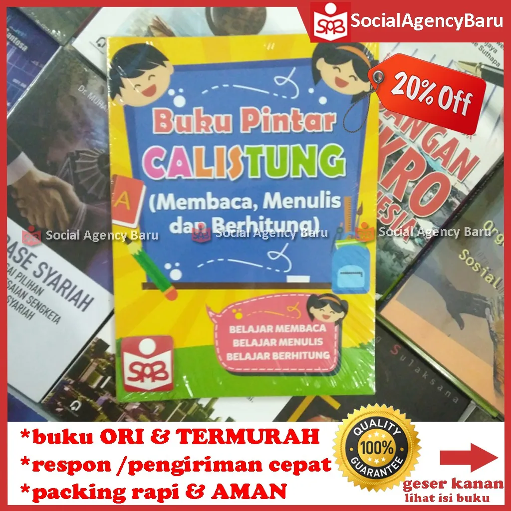 Buku Pintar Calistung Membaca Menulis Dan Berhitung - Kak Sati