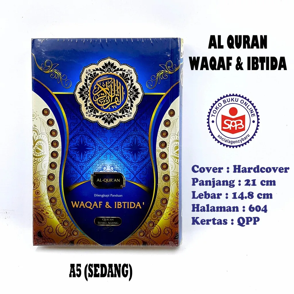 Al Quran Waqaf Ibtida A5 Suara Agung Hardcover