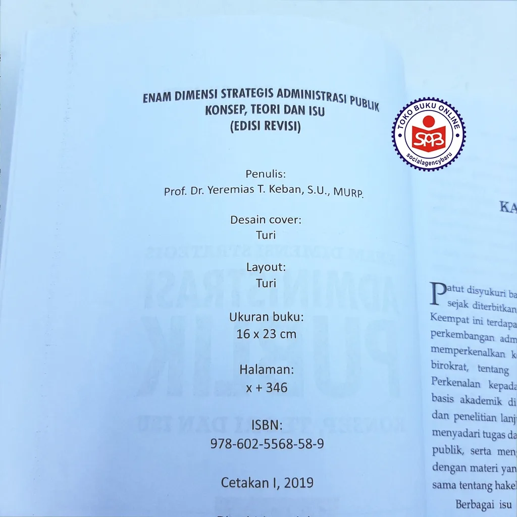 Enam Dimensi Strategis Administrasi Publik - Yeremias T. Keban