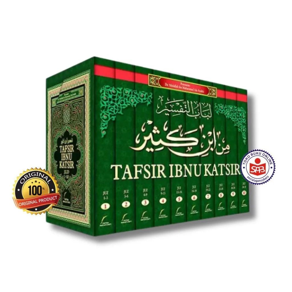 Tafsir Ibnu Katsir Lengkap Set (10 Jilid) - ORIGINAL
