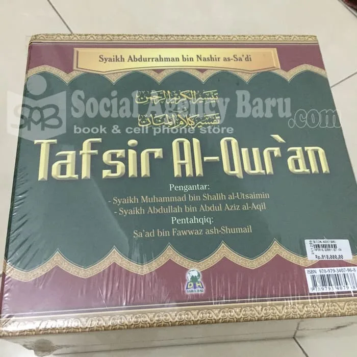 Tafsir Al Quran As Sa'di - Paket Jilid 1-7 dan Box