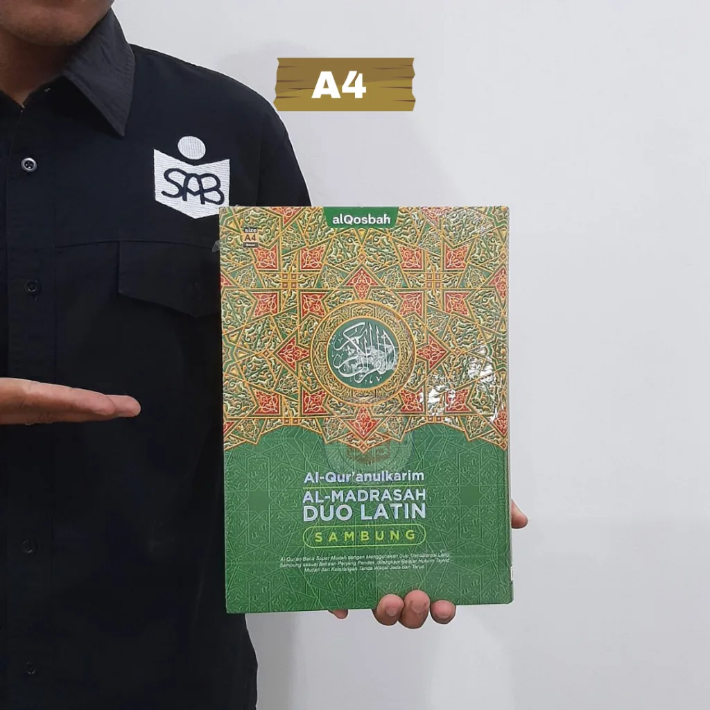 Al Quran Al Madrasah Duo Latin Sambung A4 - AL QOSBAH