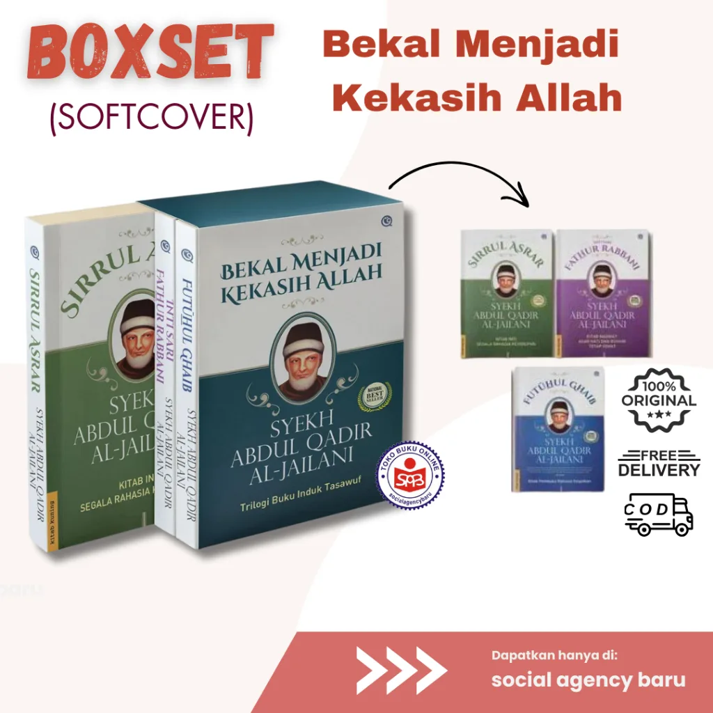 BOXSET Bekal Menjadi Kekasih Allah - Sirrul Asrar Futuhul Ghaib Fathur Rabbani - Syekh Abdul Qadir al Jailani