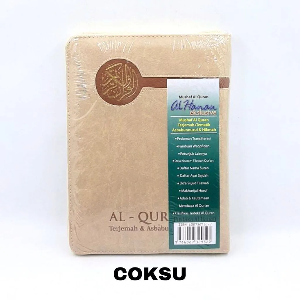 Al Quran Al Hanan Terjemah Resleting (A5 - 16x22 cm)