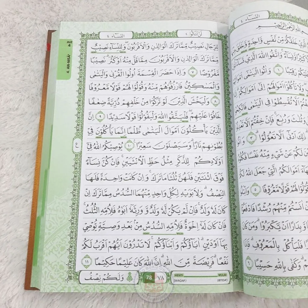Al Quran Lanjutan Iqro 6 Al Waqfu Wal Ibtida B5