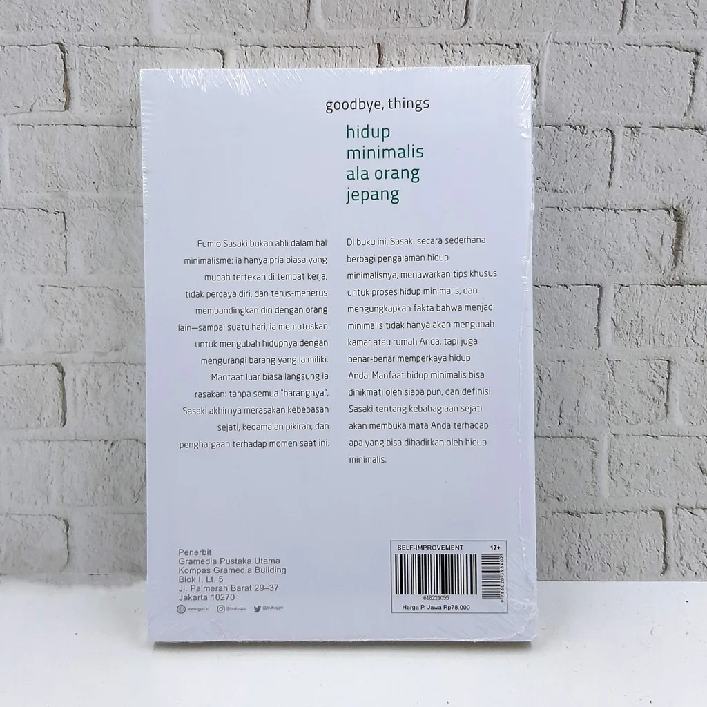Goodbye Things Minimalis Jepang Fumio Sasaki