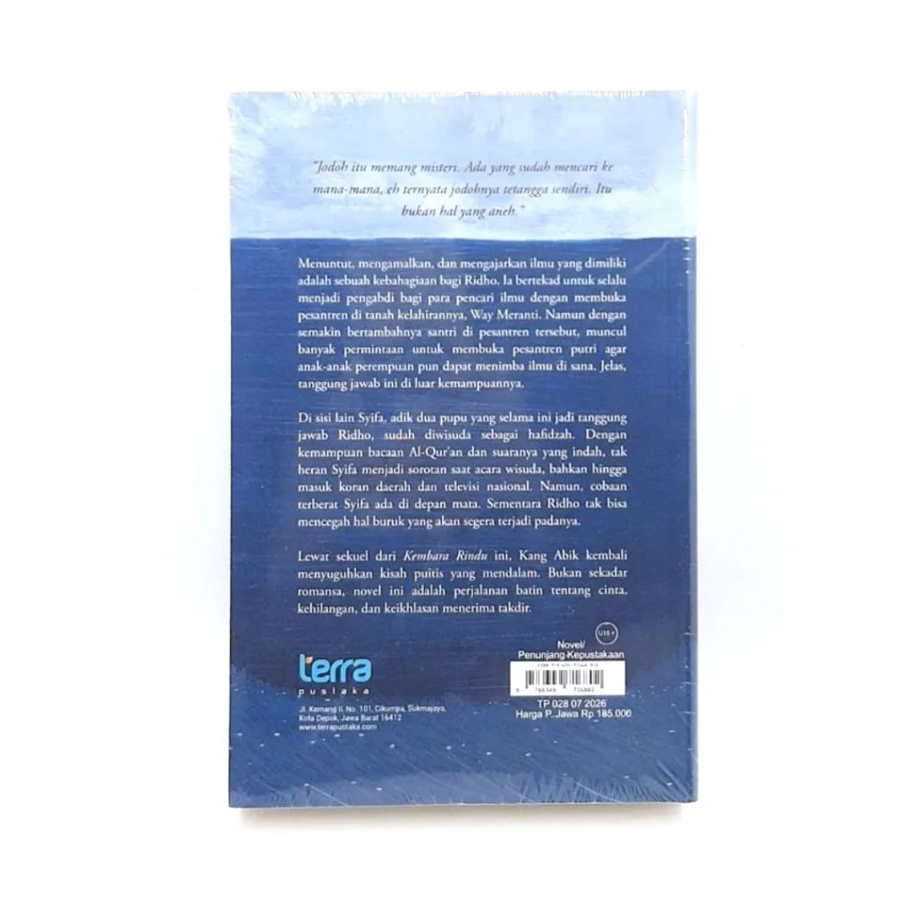 Suluh Rindu Dwilogi Jiwa El Shirazy Novel Romantis