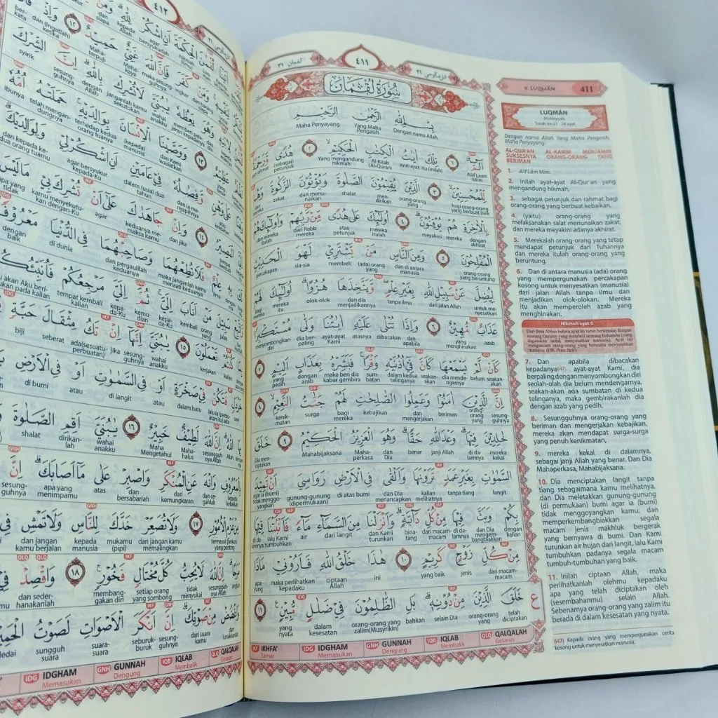 Al Quran Al Kalimah The Legacy TERJEMAH Ukuran A4 - Pustaka Al Hanan
