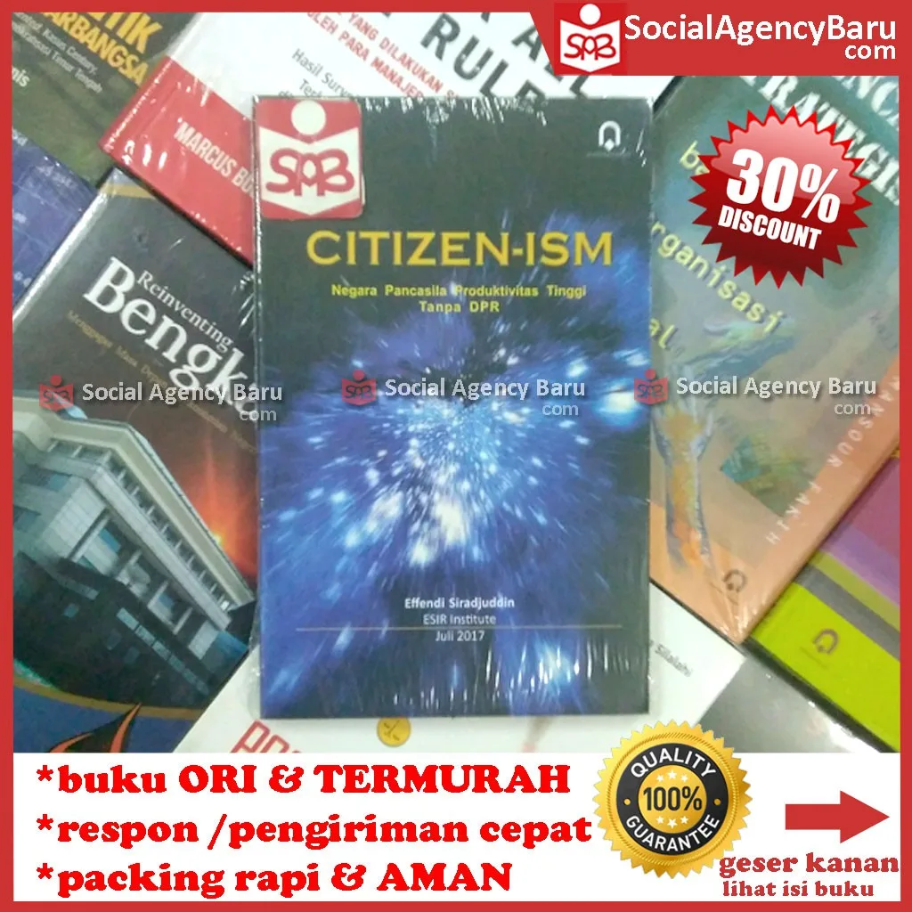 Citizen-ism Negara Pancasila Produktivitas Tinggi- Effendi Siradjuddin