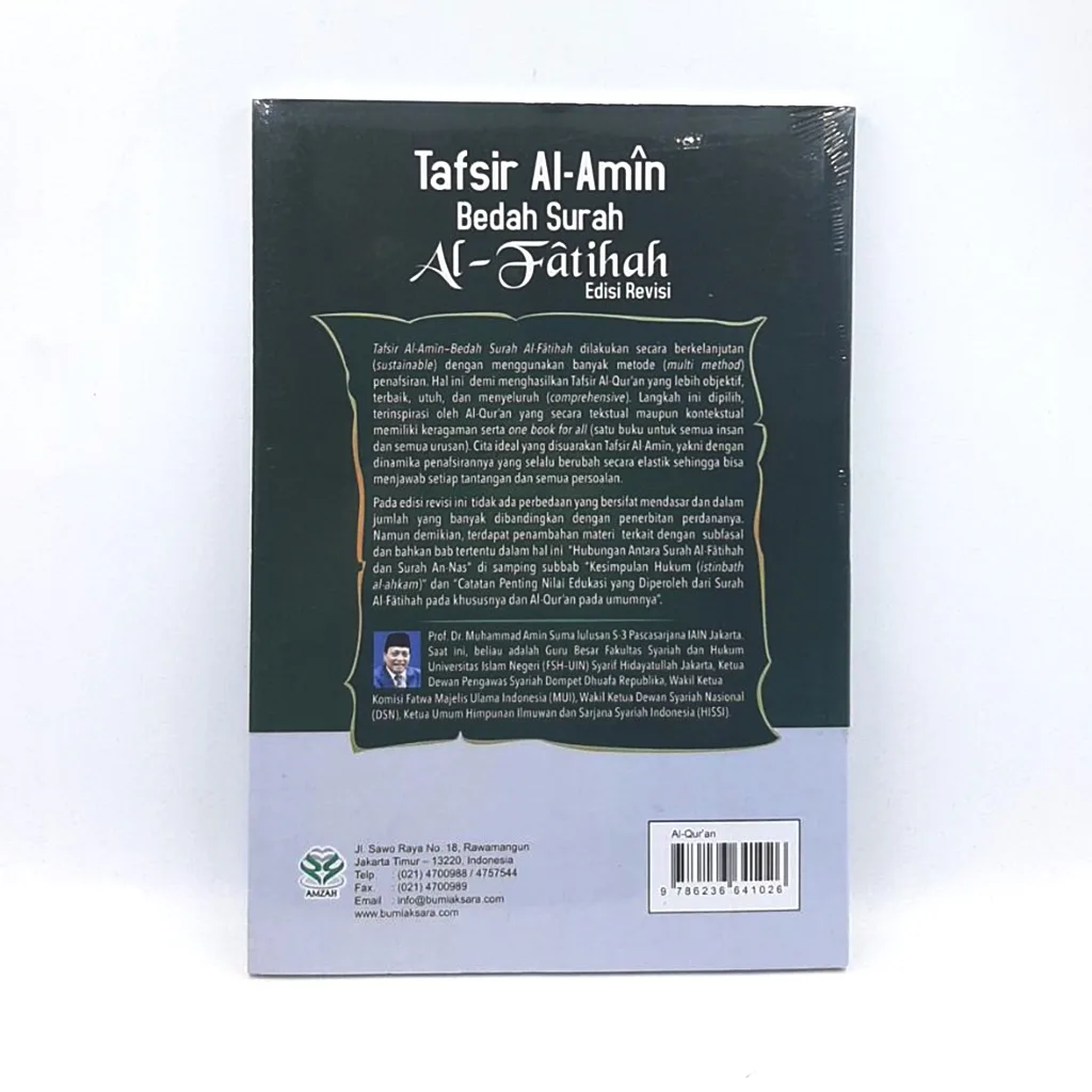 Tafsir Al Amin Bedah Surat Al Fatihah - Muhammad Amin Suma