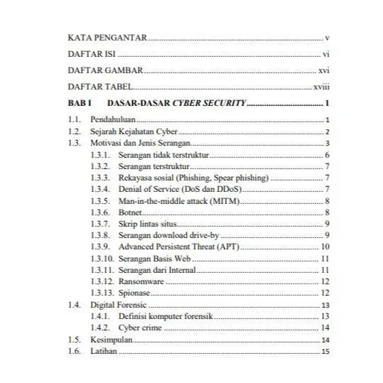 Dasar Cyber Security dan Forensic - Hanafi