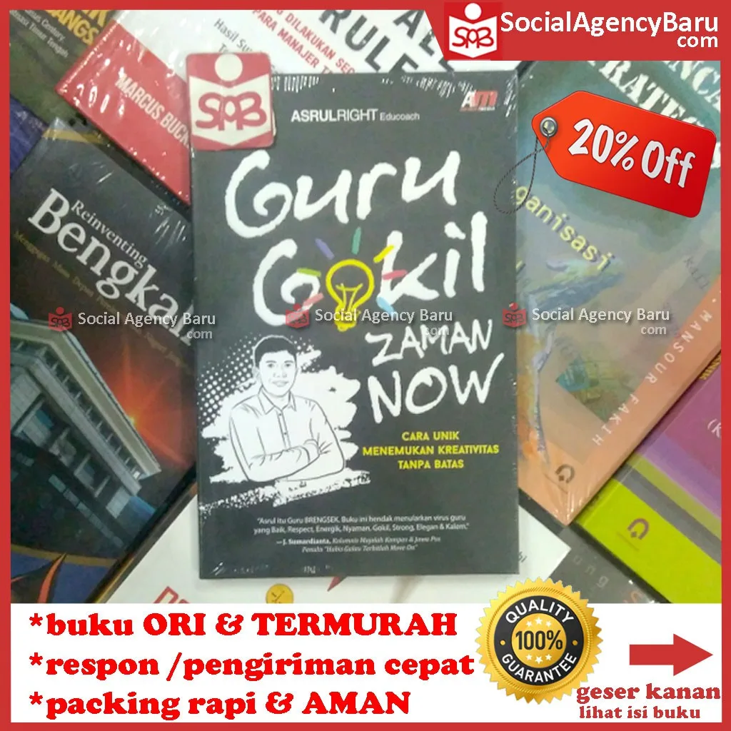 Guru Gokil Zaman Now Cara Unik Menemukan Kreativitas - Asrulright