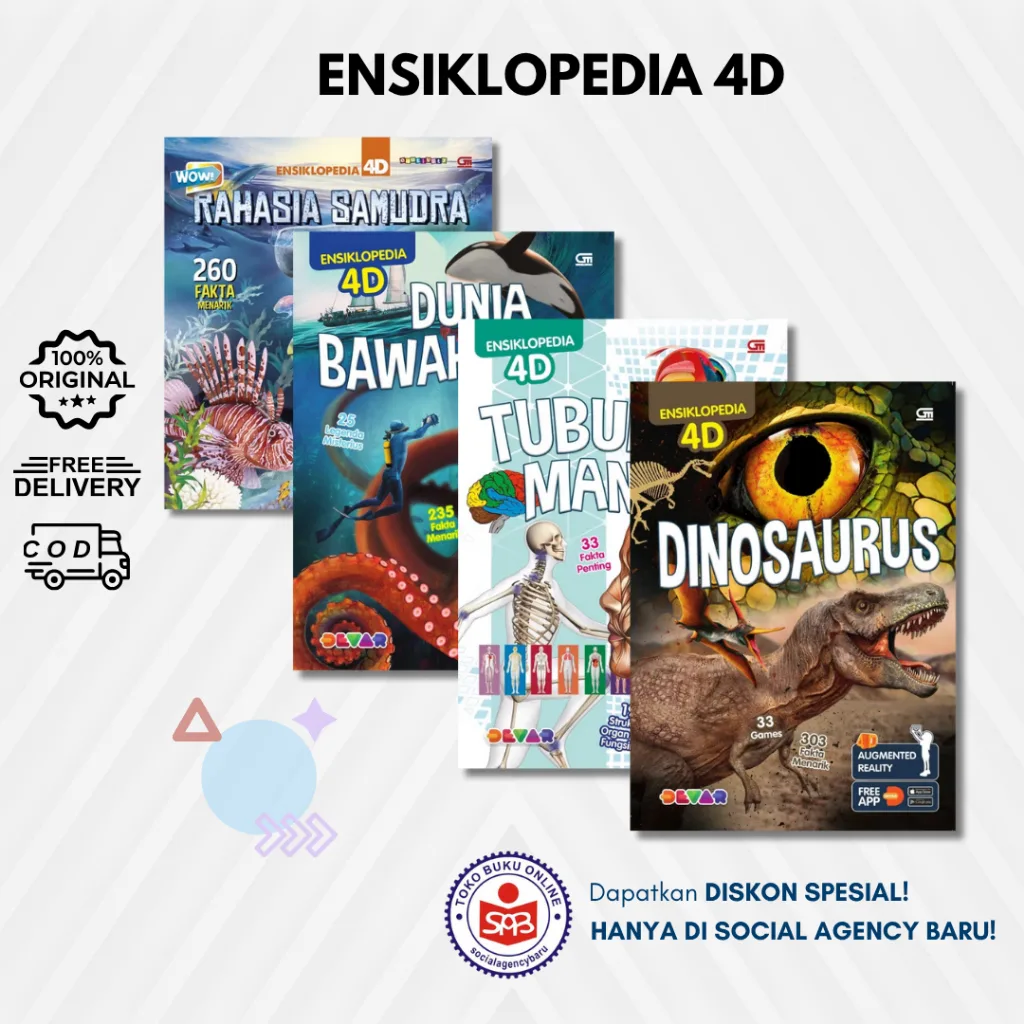 WOW Ensiklopedia 4D Series Gramedia