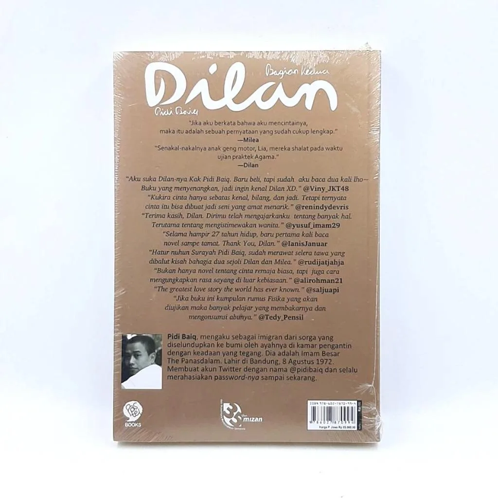 Dilan 2 Bagian Kedua Dia Adalah Dilanku Tahun 1991 Original - Pidi Baiq