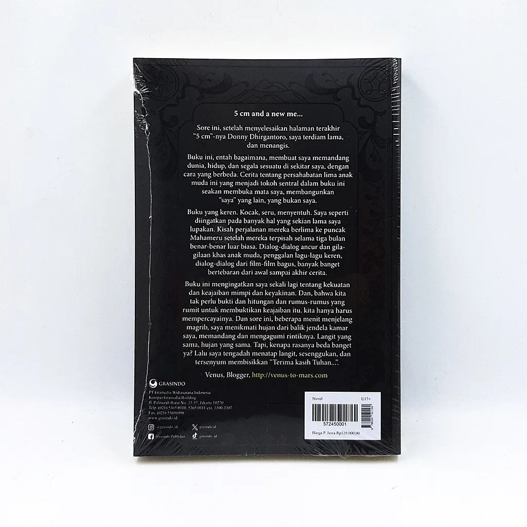 Novel 5 Cm - Donny Dhirgantoro