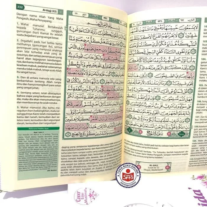 Al Quran Terjemah Waqaf & Ibtida (ukuran A4) - Suara Agung