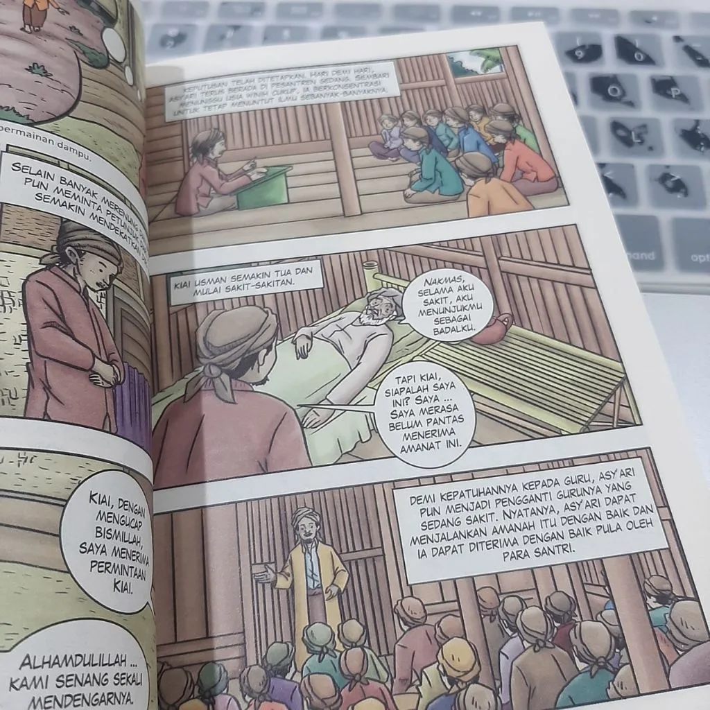 Komik Hasyim Asyari Guru Ulama Nusantara 220 Halaman