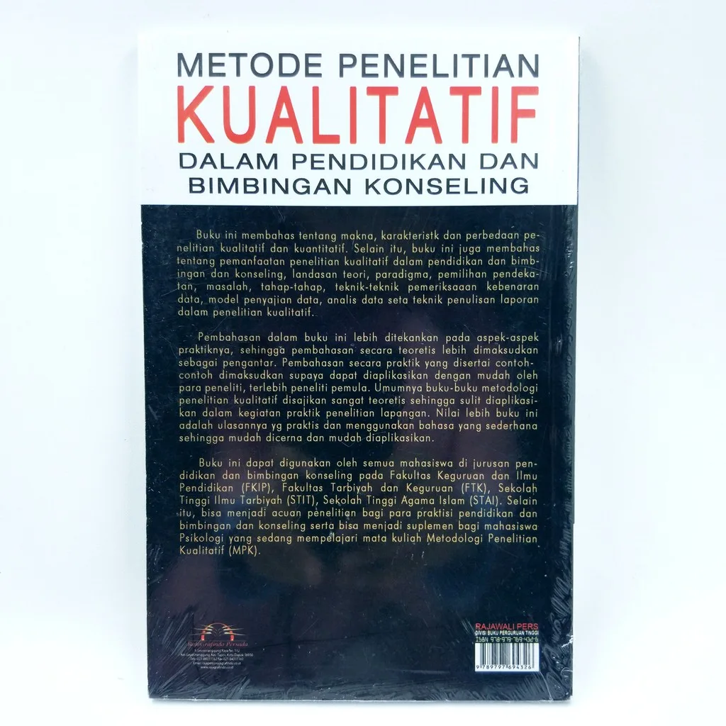 Metode Penelitian Kualitatif dalam Pendidikan dan Bimbingan Konseling - Tohirin