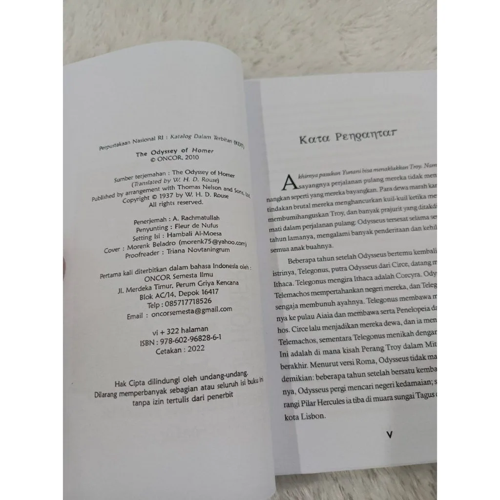 Buku The Odyssey of Homer - Homer