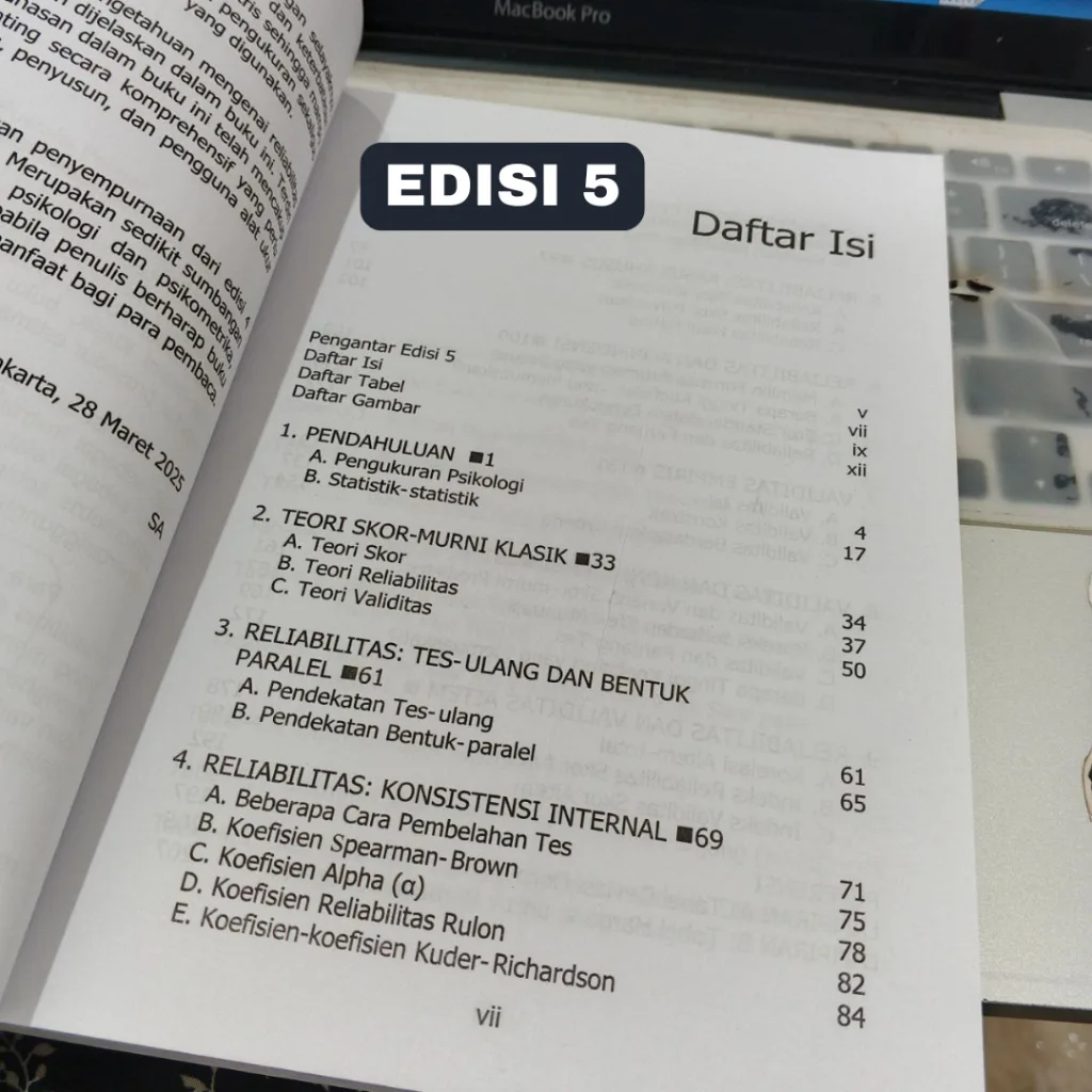 Reliabilitas dan Validitas - Saifuddin Azwar