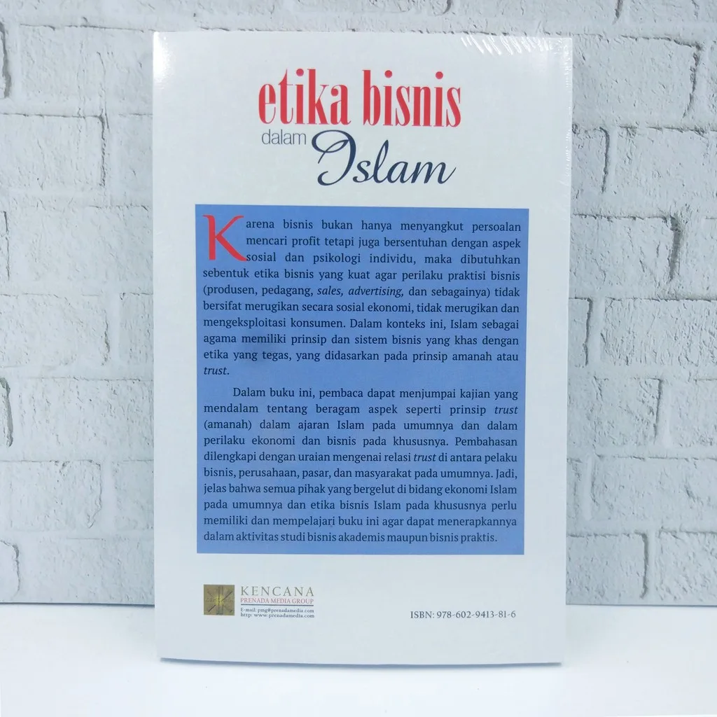 Etika Bisnis Dalam Islam - Ika Yunia Fauzia