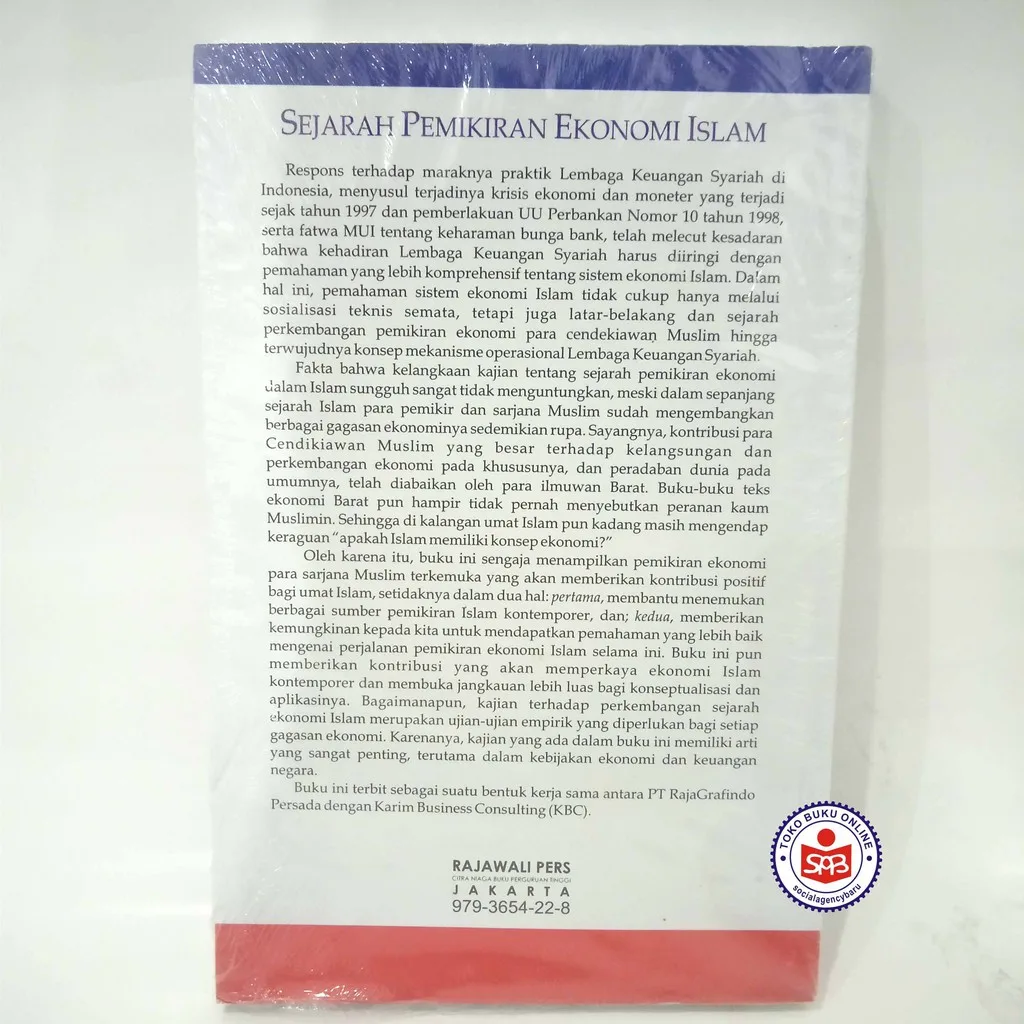 Sejarah Pemikiran Ekonomi Islam - Adiwarman Azwar Karim