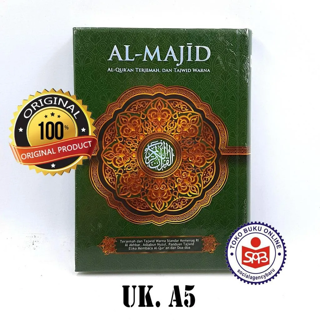 Al Quran Al Majid Terjemah Tajwid Warna A5