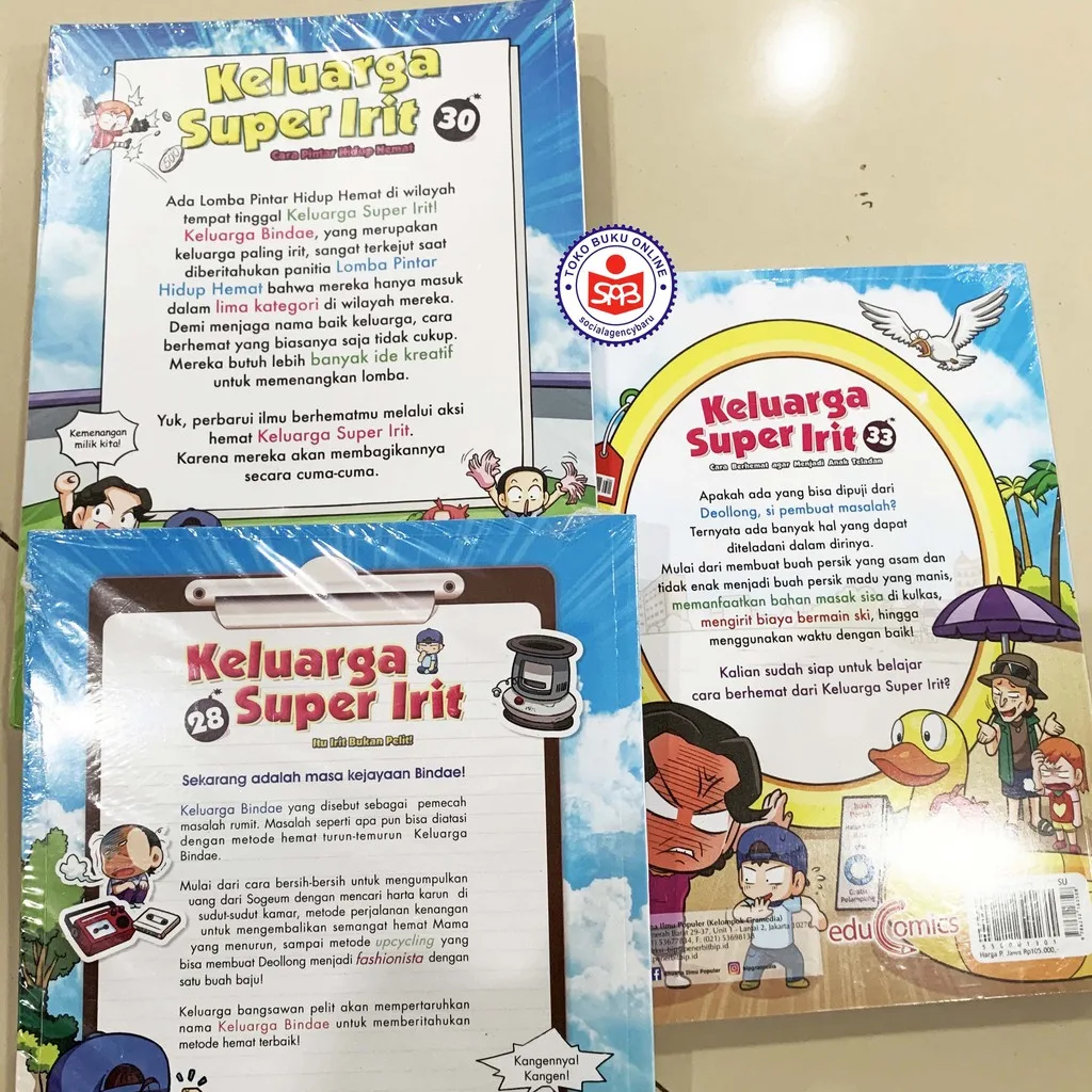 Buku Keluarga Super Irit Series - Educomics
