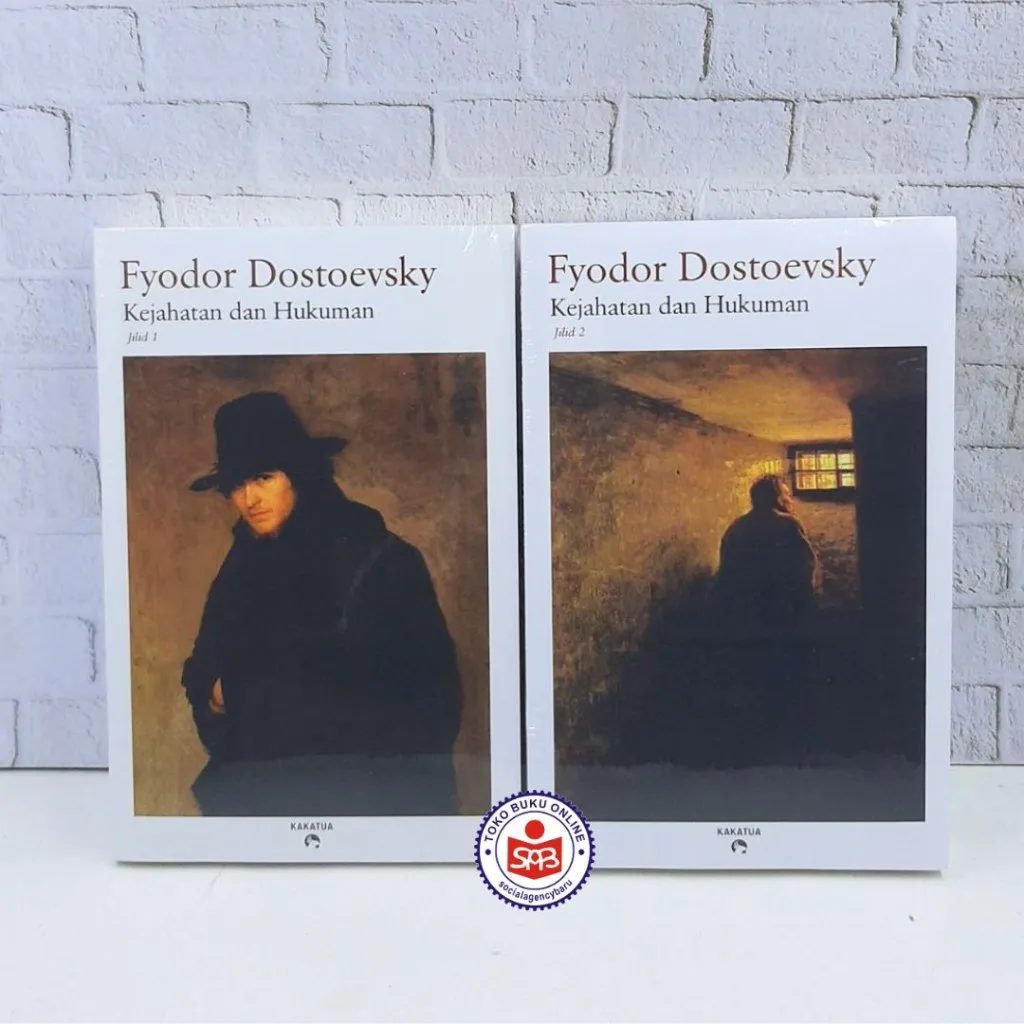 Paket 2 buku Kejahatan dan Hukuman Jilid 1 & Jilid 2 - Fyodor Dostoevsky