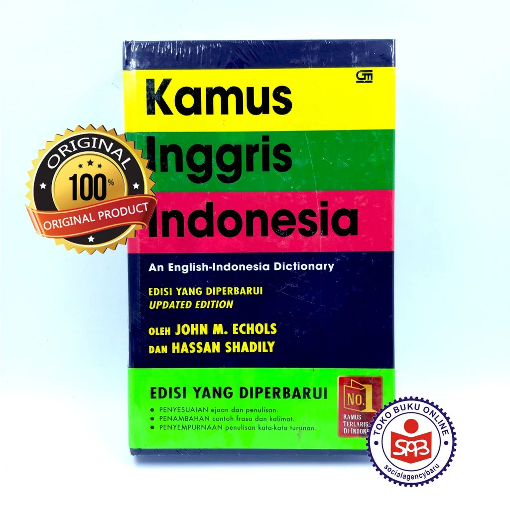 Kamus Inggris Indonesia SOFTCOVER - John M. Echols