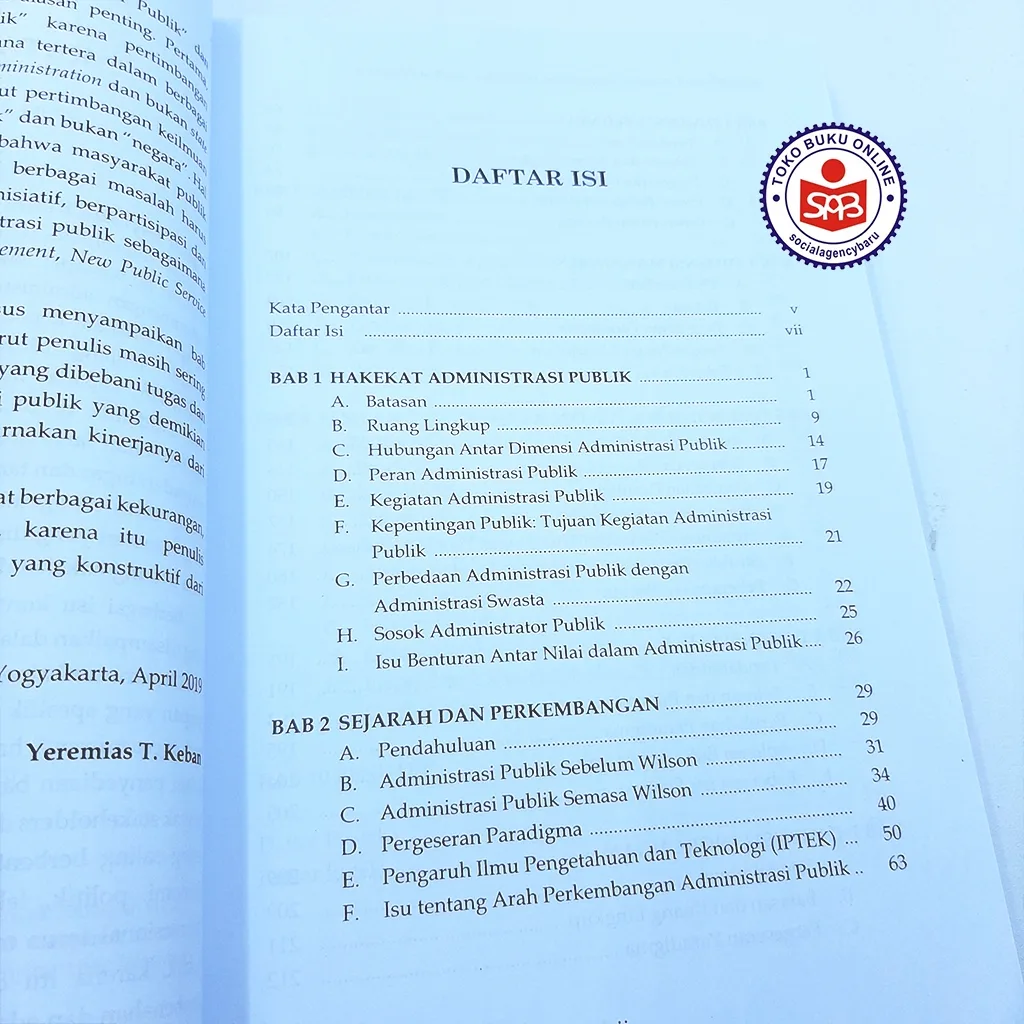 Enam Dimensi Strategis Administrasi Publik - Yeremias T. Keban
